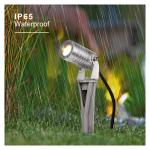 Waterproof IP65 Aluminum LED Garden Spot Light Warm White Outdoor Spike Lighting