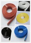 Flame Resistant Silicone Rubber Fiberglass Sleeving Heat Insulation No Harmful