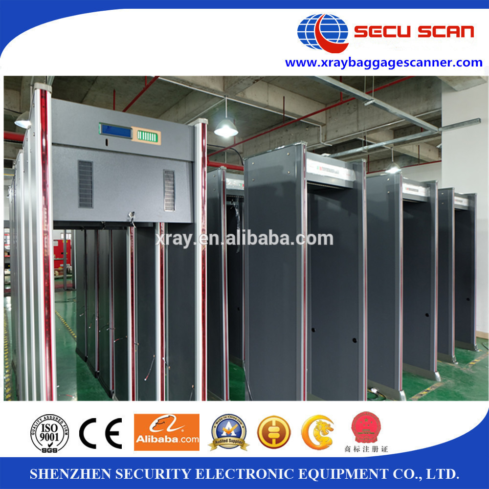 Multi Zones archway metal detector / body scanner with LCD display