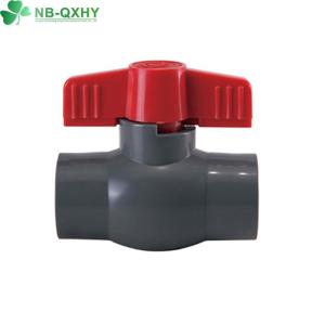 Wholesale Red Handle Grey Body Round Ball Valve PVC Octagonal Ball Valve for Garden Hose from china suppliers