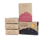 Full Color Printing Brown Kraft Paper Small Handmade Soap Packaging Paper Box