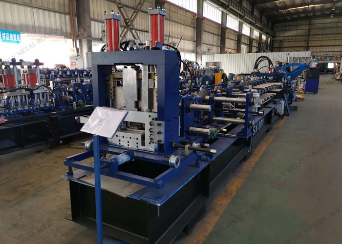 Cu 80-300 Metal Roof Sheet Forming Machine Automatic C Channel 15kw 480V
