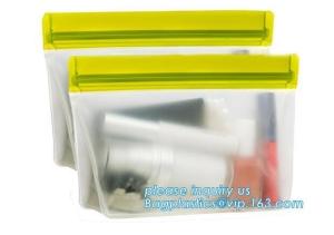 Wholesale China manufacturer custom foodgrade reusable peva food storage bag, Reusable outdoor beverage fruit Storage Bags Zip Sea from china suppliers