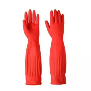 Wholesale Isolation Dirty Extra Long Cleaning Gloves 38CM Extra Long Washing Up Gloves from china suppliers