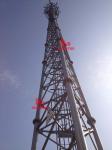 Free standing steel lattice tower