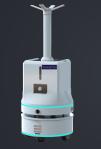 Metro Railway Robotic Sanitizer Machine Hydrogen Peroxide ADY12 Uv Sanitation
