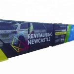 Vinyl Mesh Banner Printing Portable Large Vibrant Signage Weatherproof