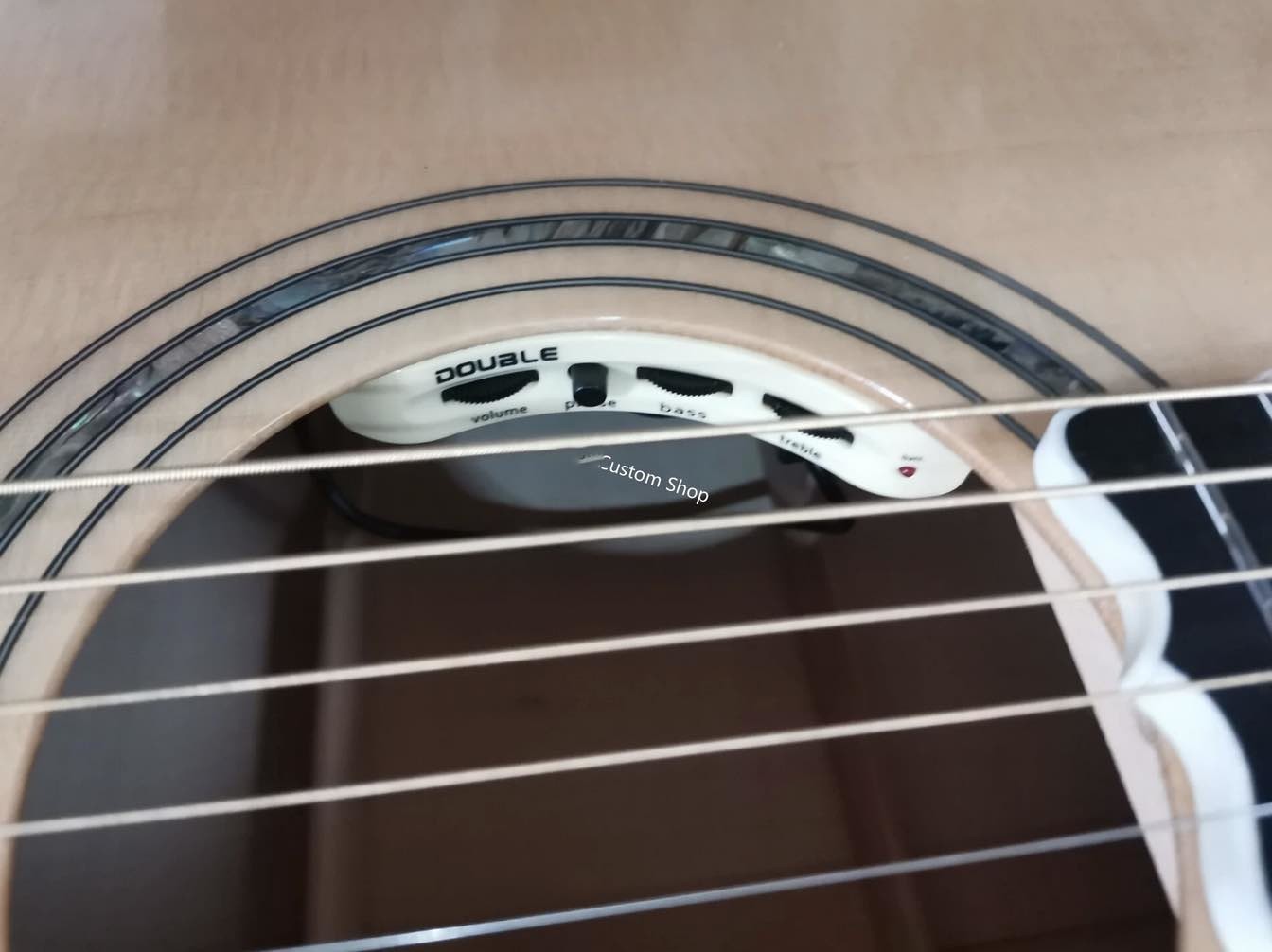 Custom 12 strings 41 inch Flamed Maple Neck Doves Dreadnought Acoustic Guitar Deluxe Version Customized Headstock