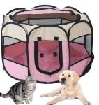 Dog House Safe Polygon Cage Outdoor Playing Carrier For Dog Cat