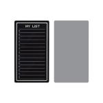 Black Reusable Calendar Planner Dry Erase Sticky Board 17x13 Inch For Glass