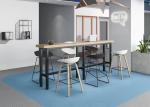 Breakfast Commercial Counter Height Stools Multicolor PP Bar Chair
