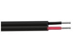 Solar PV Twin Core Cable Tinned Copper Wire 0.6KV - 1KV For Photovoltaic Power