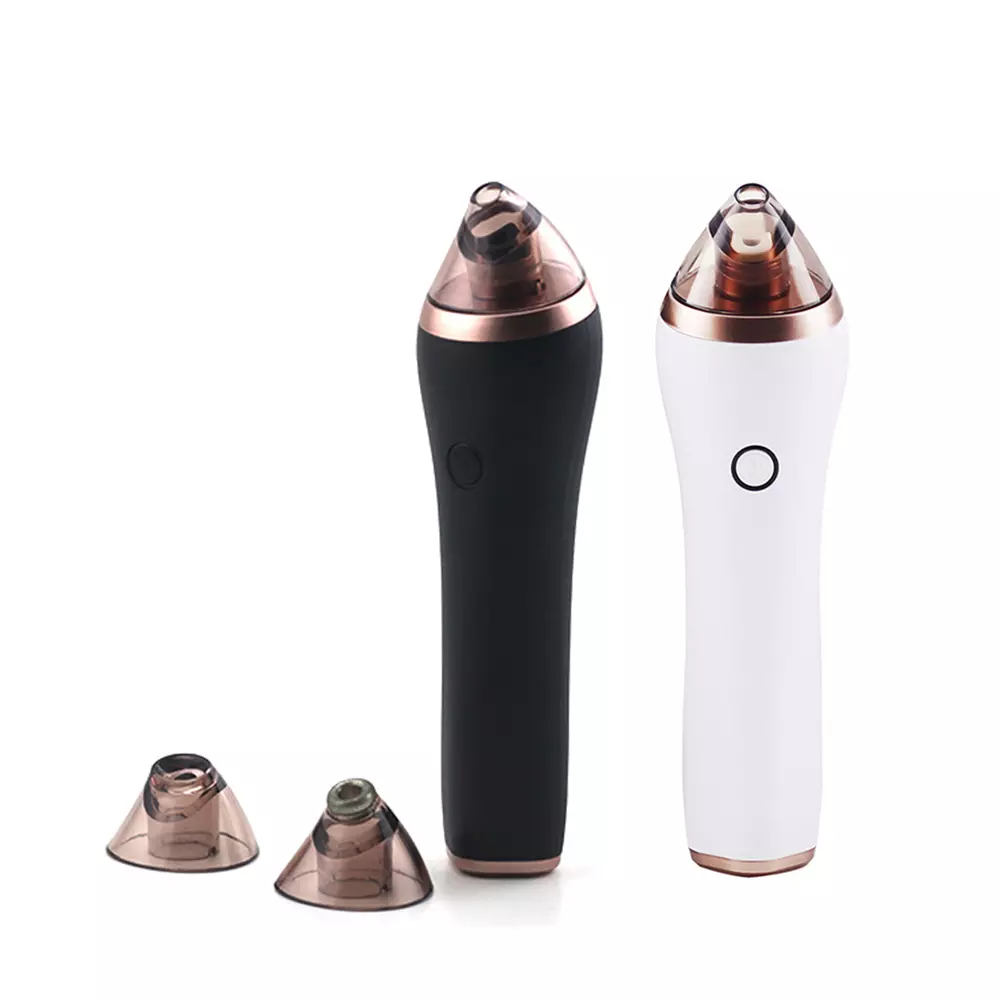 RoHS Black Oval Head Pimple Remover Machine Blackheads Vacuum Machine