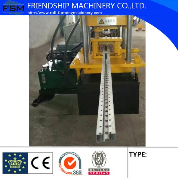 3Ph Rack Roll Forming Machine 16 Folder Section Bar Making