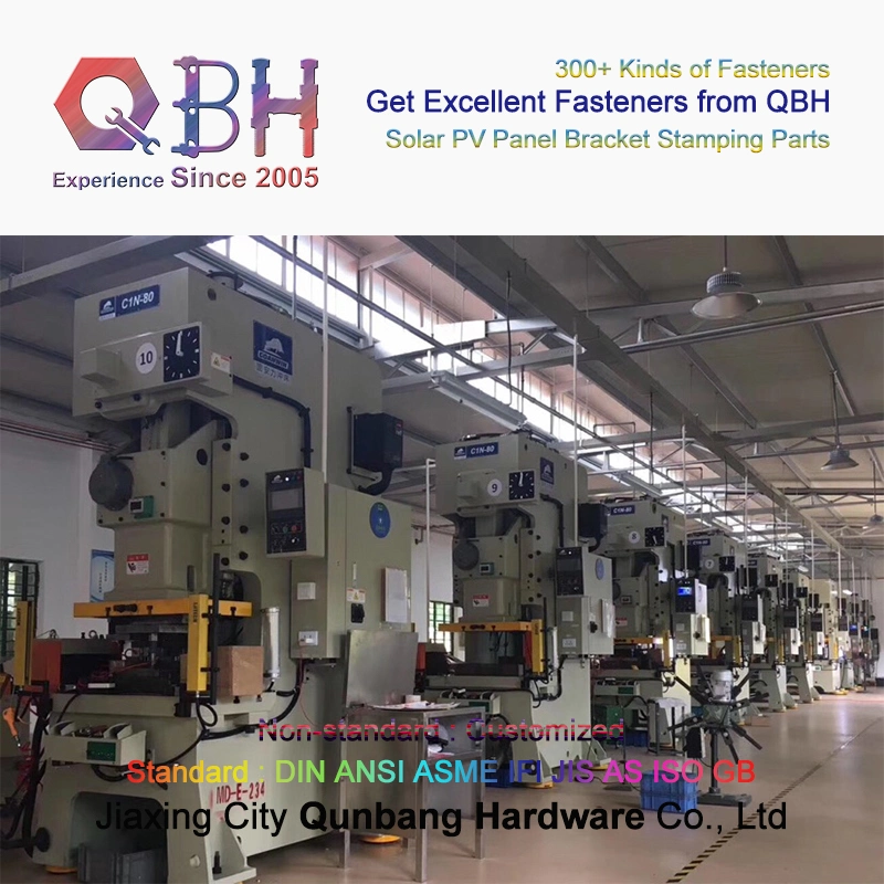 10%off Qbh Customized Stainless Steel 304/316 Photovoltaic PV Solar Energy Panel System Bracket Washer Promotion Promotional Fastener Stamping Parts