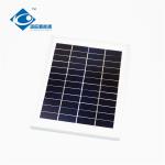 ZW-5W-12V Portable Solar Generator Power Charger 5W 12V Glass Poly Cristalline
