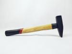 DIN standard carbon steel materials Machinist Hammer with double colors wooden