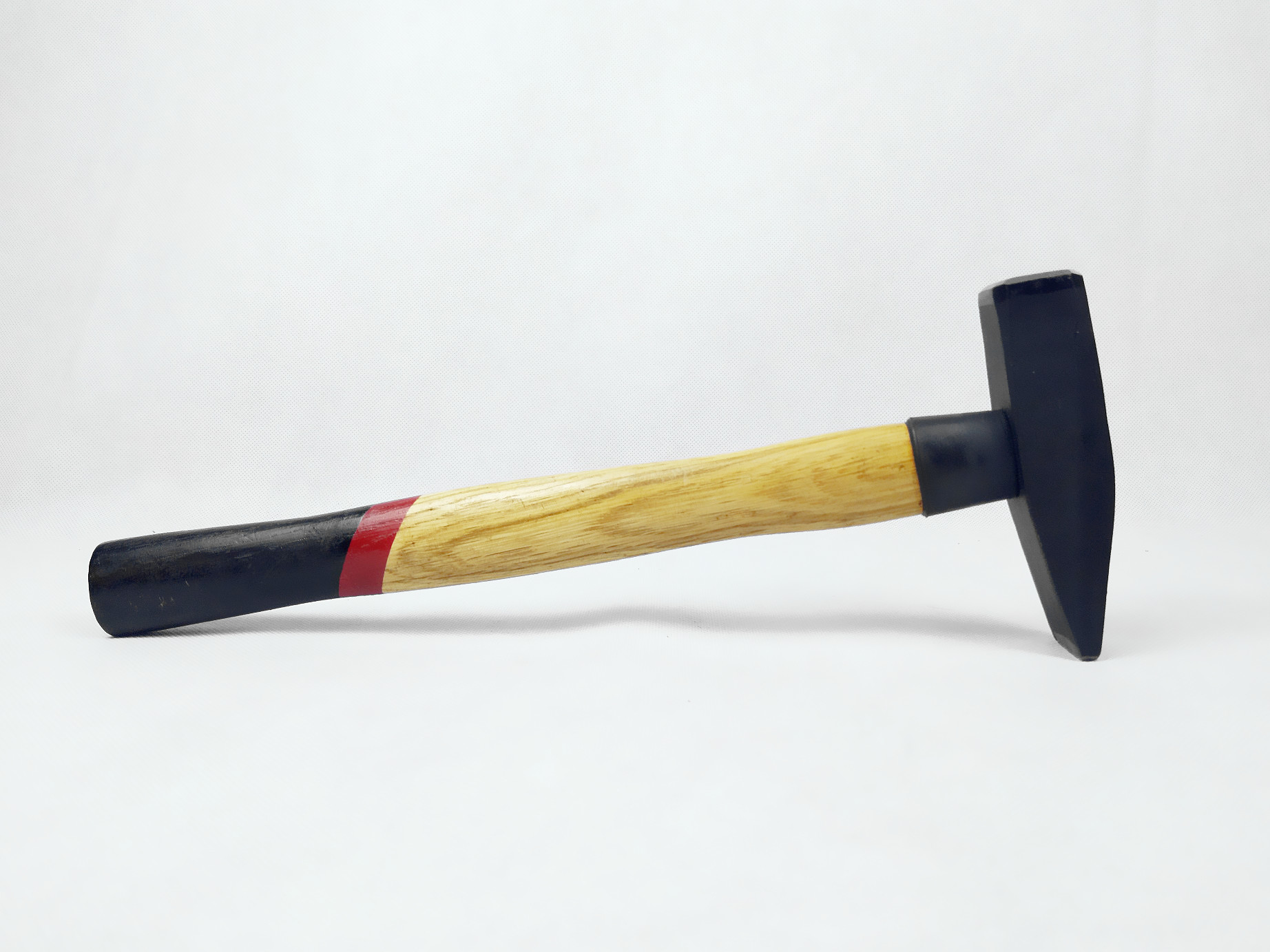 DIN standard carbon steel materials Machinist Hammer with double colors wooden handle