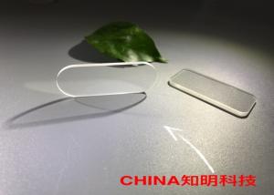China Prolate Ellipse Shape Sapphire Glass Window , Optical Window Glass for Equiment on sale