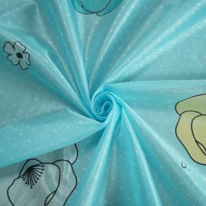 Wholesale 70g Sky Blue Color Printing Polyester Mattress Fabric Heat Resistance from china suppliers