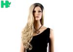 Machine Made Heat Resistant Full Lace Synthetic Wigs No Shedding