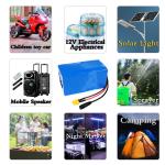 24V 8Ah Fast Charging Lithium Battery Pack For Electric Bike Electric Scooters