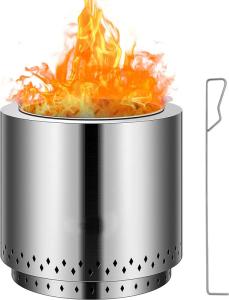 Wholesale Wood Burning Outdoor Bonfire Portable Smokeless Fire Pit Stainless Steel from china suppliers