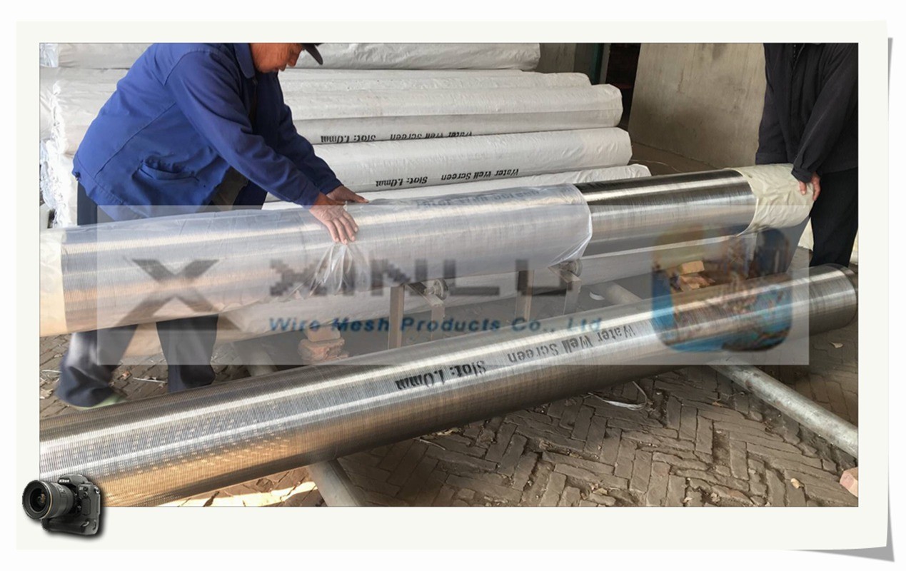Ladder-Shaped Liquid Input Wire Wrap Screen Tube / Stainless Steel 205 / 304 / 316 / 316L Slot Water Well Johnson Screen