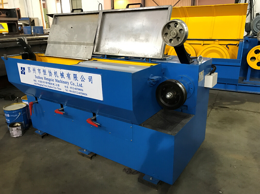 2000mpm Copper Wire Drawing Machine , 17DST Medium Wire Drawing Machine With Annealer