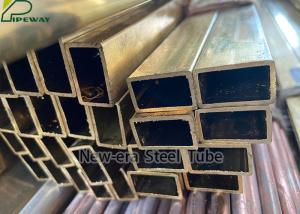 Wholesale 0.5mm Cold Drawn Square C27000 Brass Alloy Tube from china suppliers