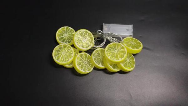 Twinkle Lemon Light String Battery Operated Garland Indoor Wedding Party
