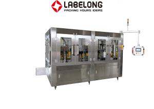 Wholesale 1 Liter Water Bottle Filling Machine , 2000-3000BPH 3 In 1 Water Filling Machine from china suppliers