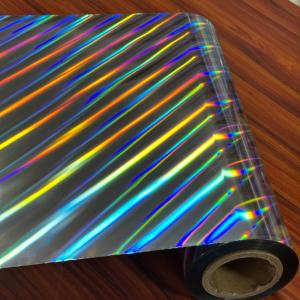 Wholesale Seamless Rainbow Holographic Film , Packing / Printing Metallized Polyester Film from china suppliers