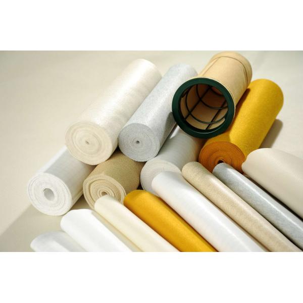 550gsm Dust Filter Bag High Temperature Heat Setting Finish For Waste Incinerator