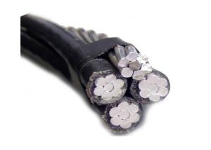 Wholesale XLPE Insulated ABC Cable Overhead Duplex wire Aluminum Conductor Aerial Bundle cable from china suppliers