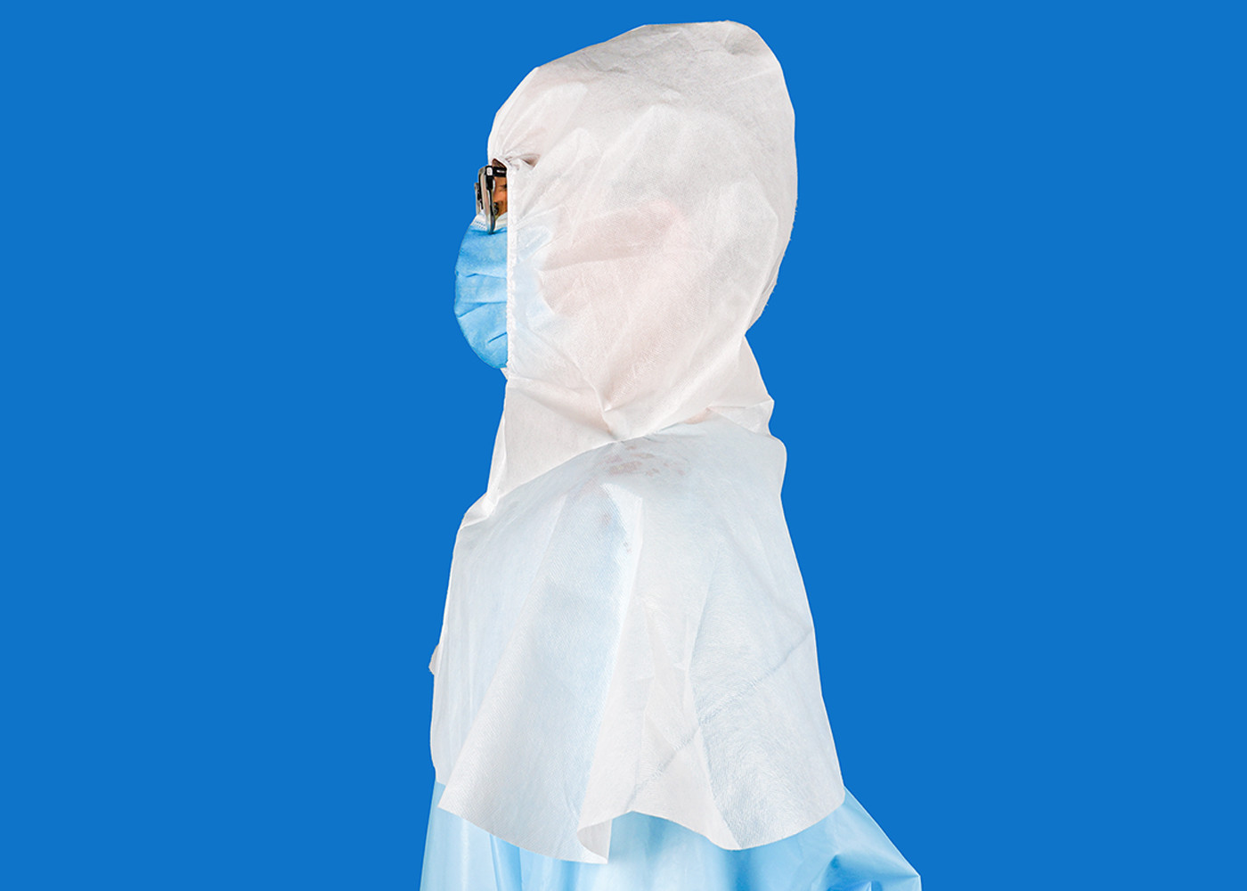 PE+PP Surgical Headwear Disposable Medical Protective Product Surgical Protective Non Woven Head Hood