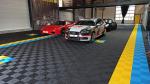 Heavy Duty Polypropylene Garage Flooring Ribbed Garage Floor Tiles