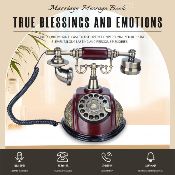 Memorable Message Guest Phone Book Robust Clear Recording Wedding Record Guest
