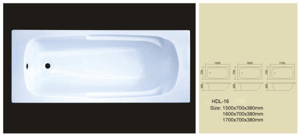 Acrylic bathtub, simple bathtub, common bathtub,sanitary ware, bathroom bath tub