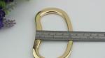 Wholesale new bag making accessories DIY zinc alloy 2 color bag metal handle