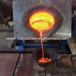 25KG Graphite Medium Frequency Industrial Induction Furnace For Cast Iron Steel