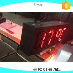 outdoor led clock time date temperature sign