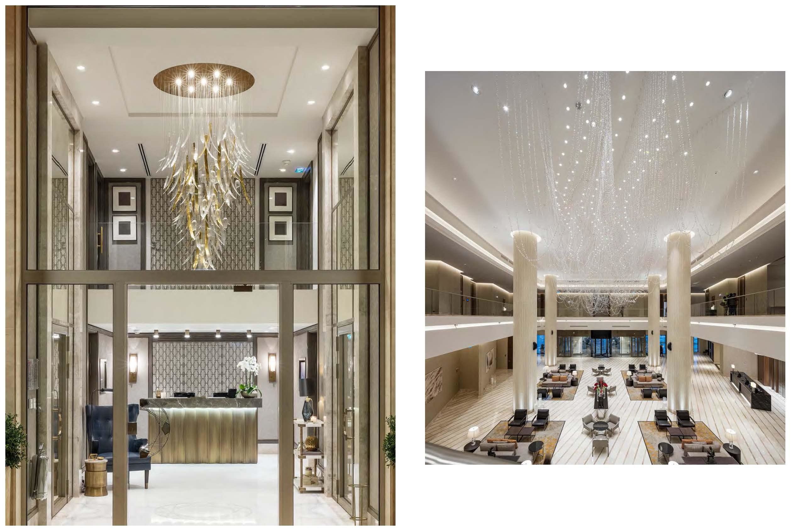 Creative Art Luxury Custom Led Chandelier For Hotel