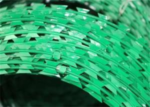 Wholesale PVC Coated 7m Length 450mm Outer Diameter Razor Blade Wire from china suppliers