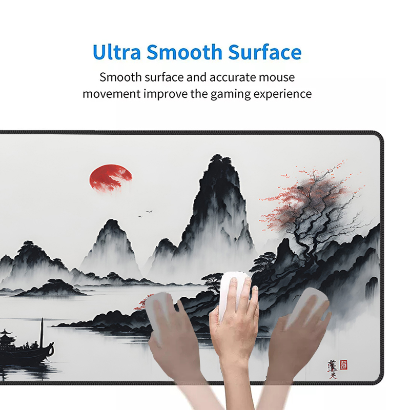 Printed Rubber Mousepad Blank Mouse Pads for Landscape Style Custom Size Sublimation