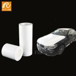 Car Hood Vehicle White Protection Film No Residue Self Adhesive Body Wrapping