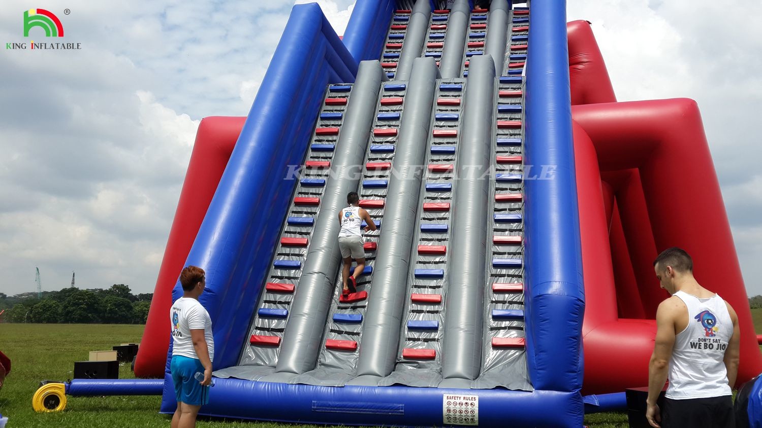5k Large Inflatable Venue Obstacle Course For Kids And Adults