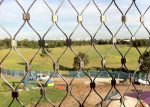 Wholesale 304 316 Stainless Steel Wire Netting , Durable Zoo Mesh Animal Cage Fencing from china suppliers