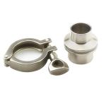 Aseptic Sanitary Tri Clamp Fittings Connection Couplings Set Standard Type