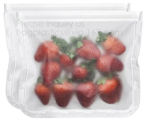 PLA compostable plastic fresh vegetables packaging bag,Custom Logo k Reusable
